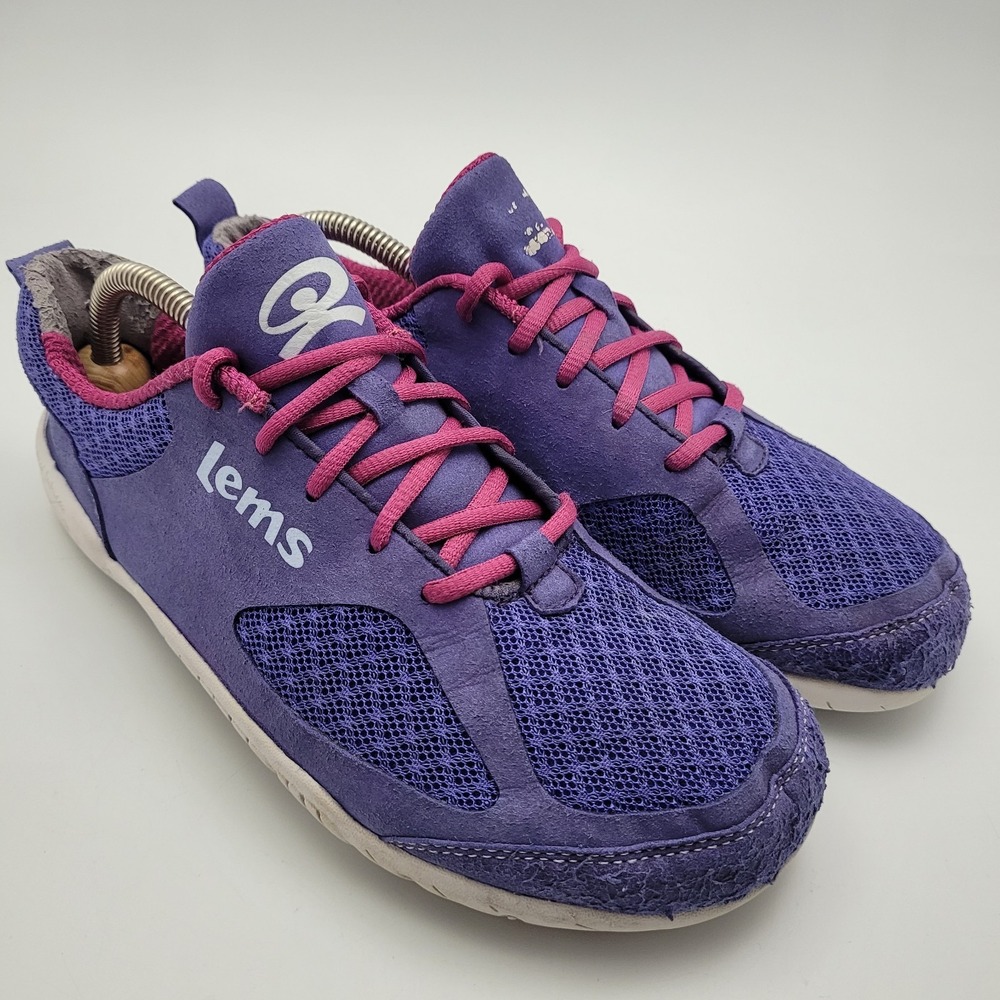 Lems Primal 2 Barefoot Shoes Womens 42 10.5 Purple Mesh Running Minimalist